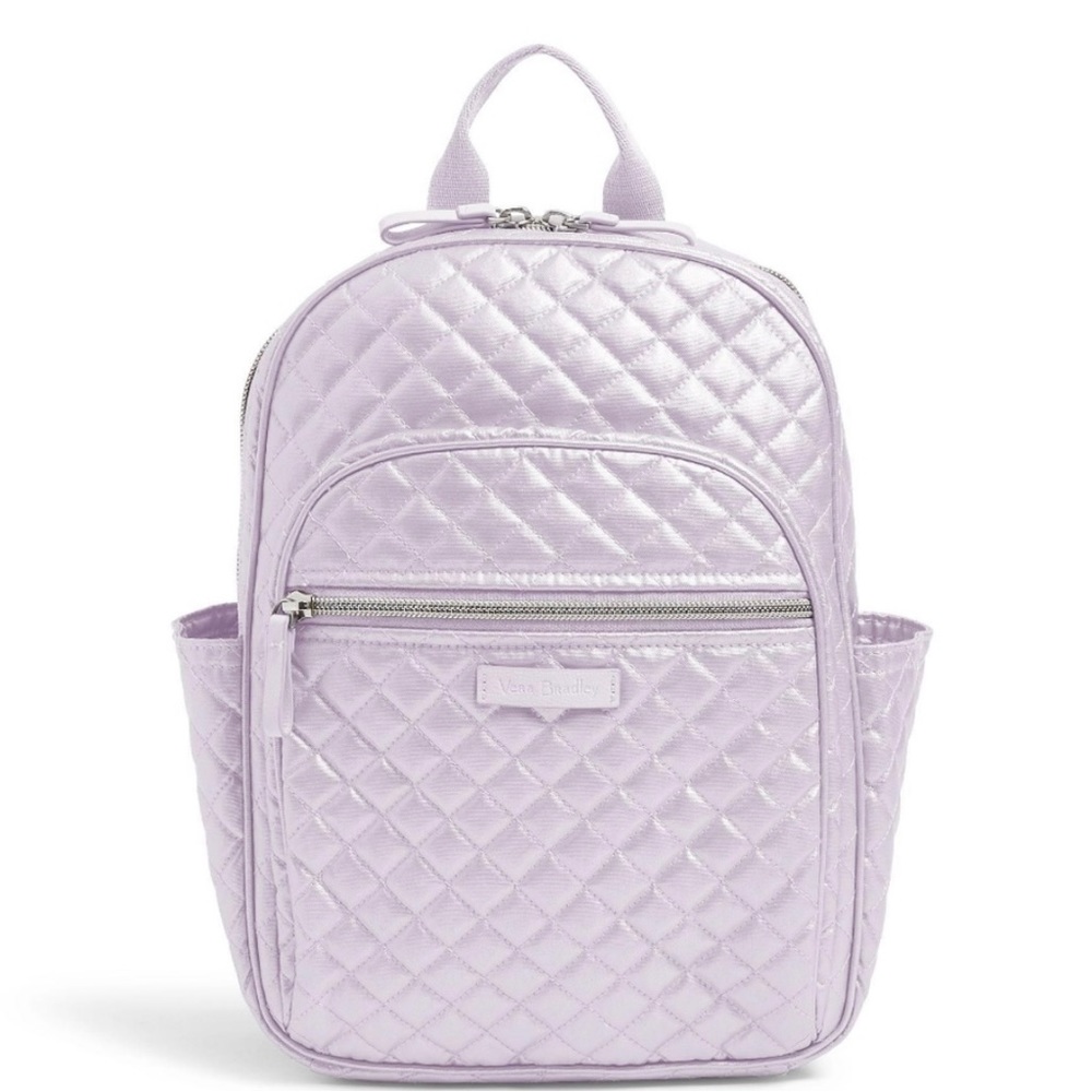 NWT Vera Bradley Iconic Small Backpack
Lavender Pearl